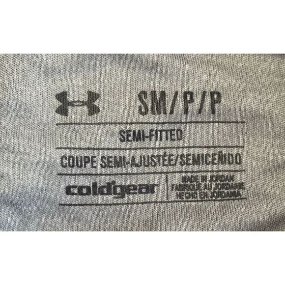 Under Armour Storm Coldgear Hoodie Women's Small Semi-Fitted Gray Pink Athletic - Picture 8 of 8